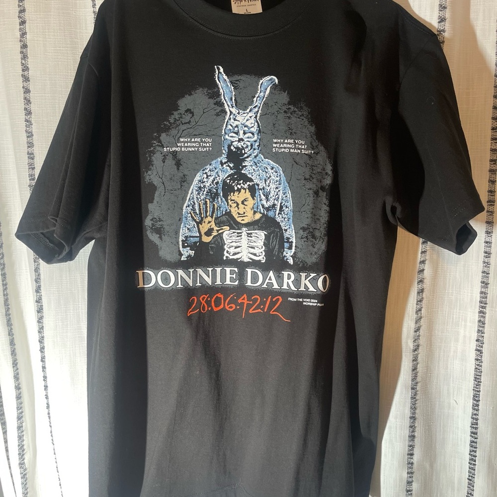 Donnie Darko Shaka Wear Black T-Shirt Size Large